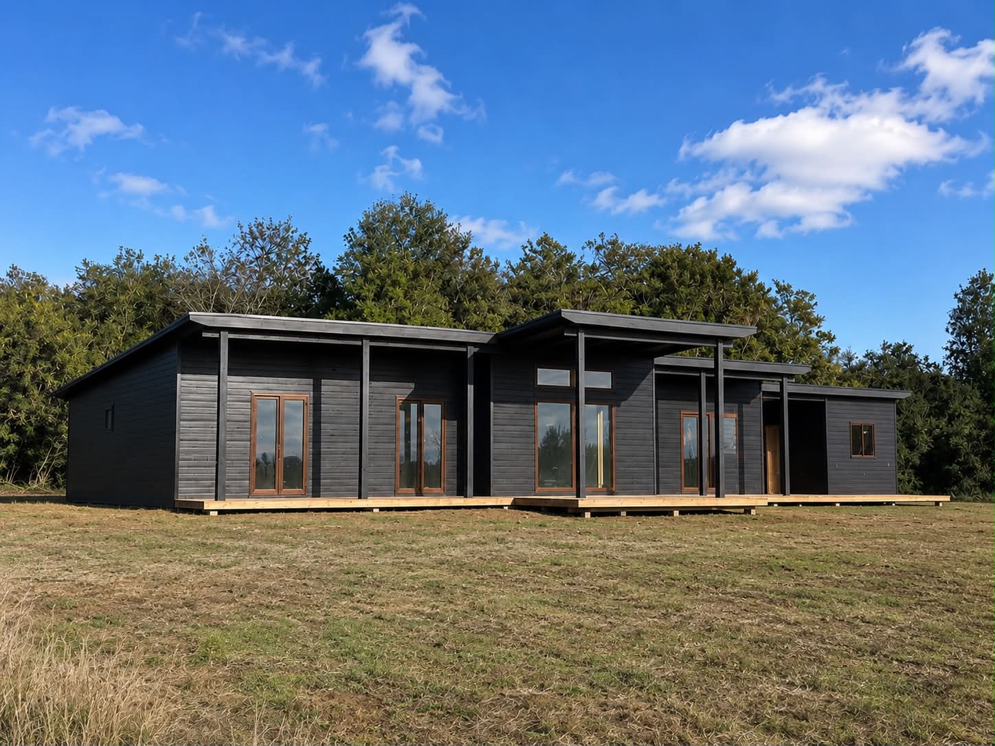 Casa prefabricada HCP en el sur de Chile